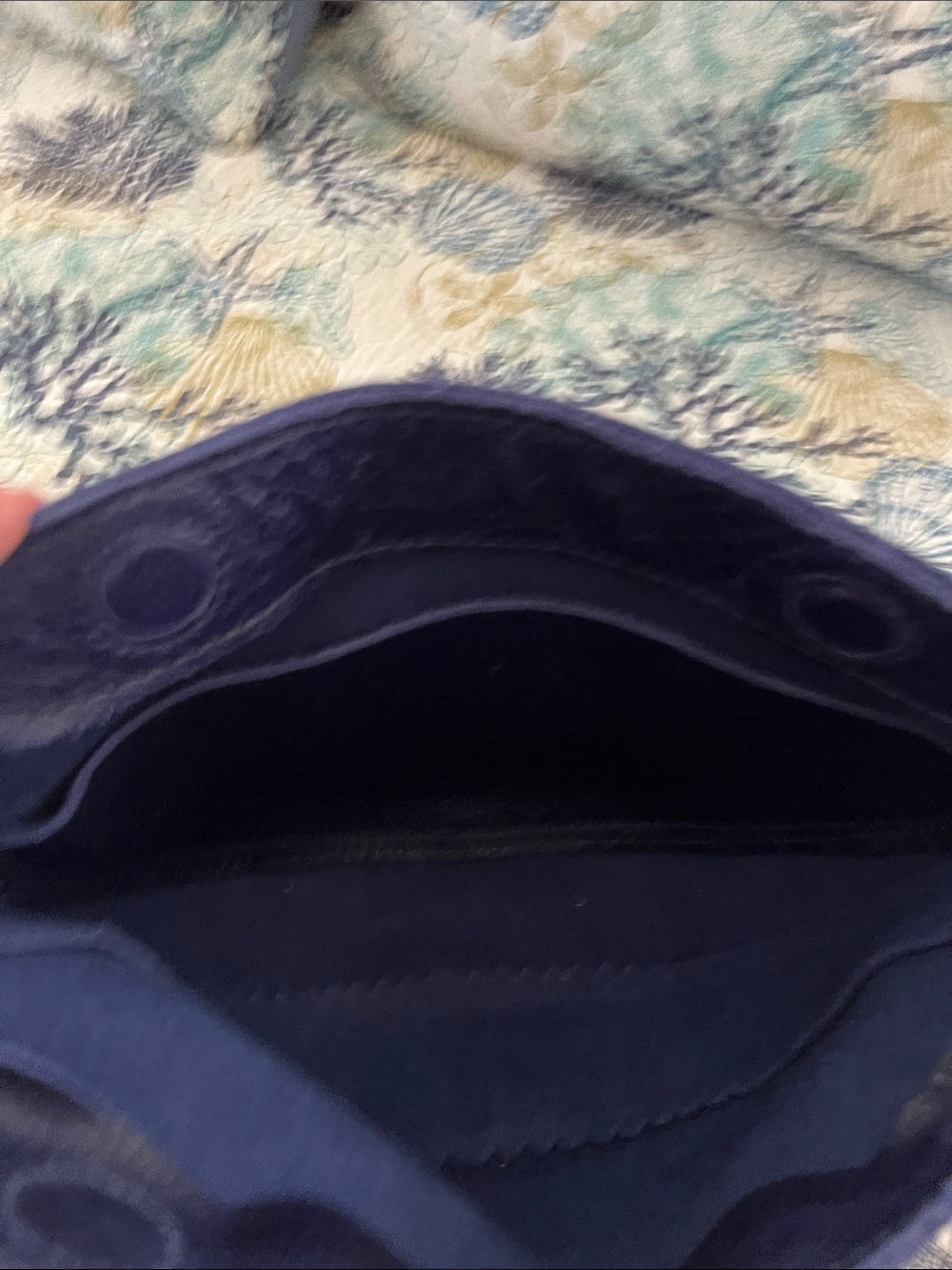 Portland Leather Medium Cobalt Koala Bag - Picture 4 of 4